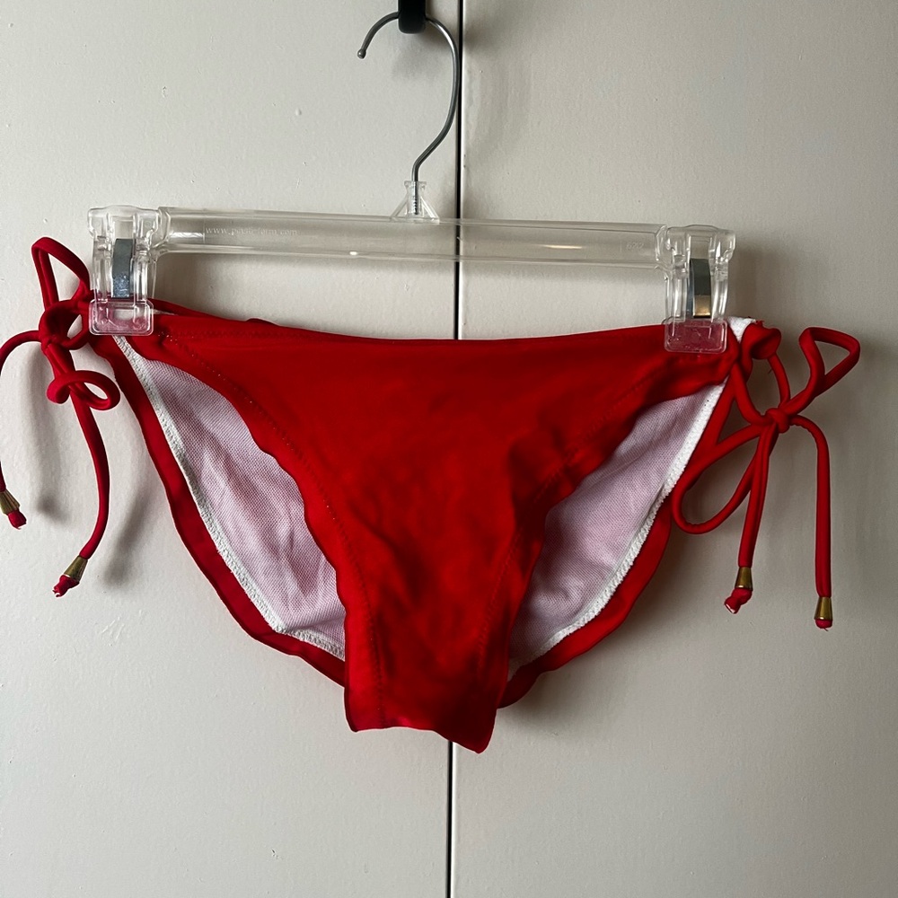 Ruffle Red Bikini Set - Picture 3 of 9